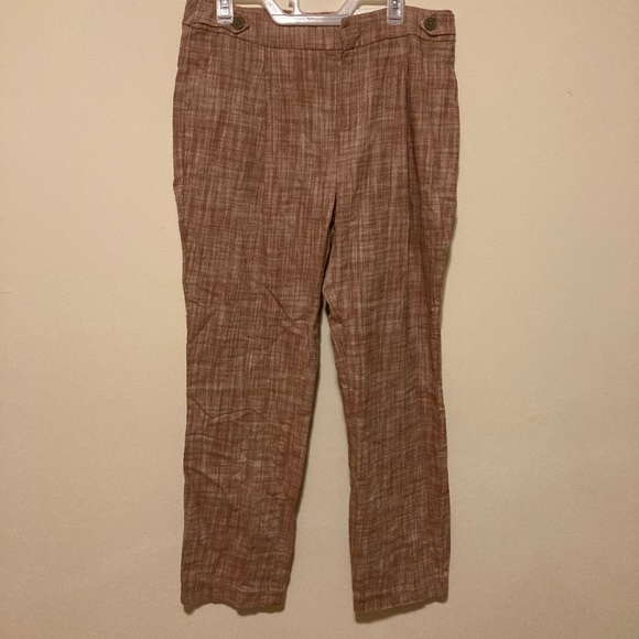 Christopher & Banks Pants - Christopher & Banks Women’s Relaxed Fit High Rise Trousers/Pants